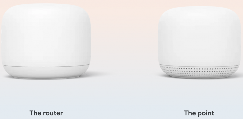 Google Nest Router and Point - Copyright Google